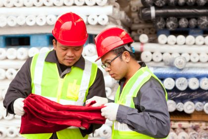Textile factory workers